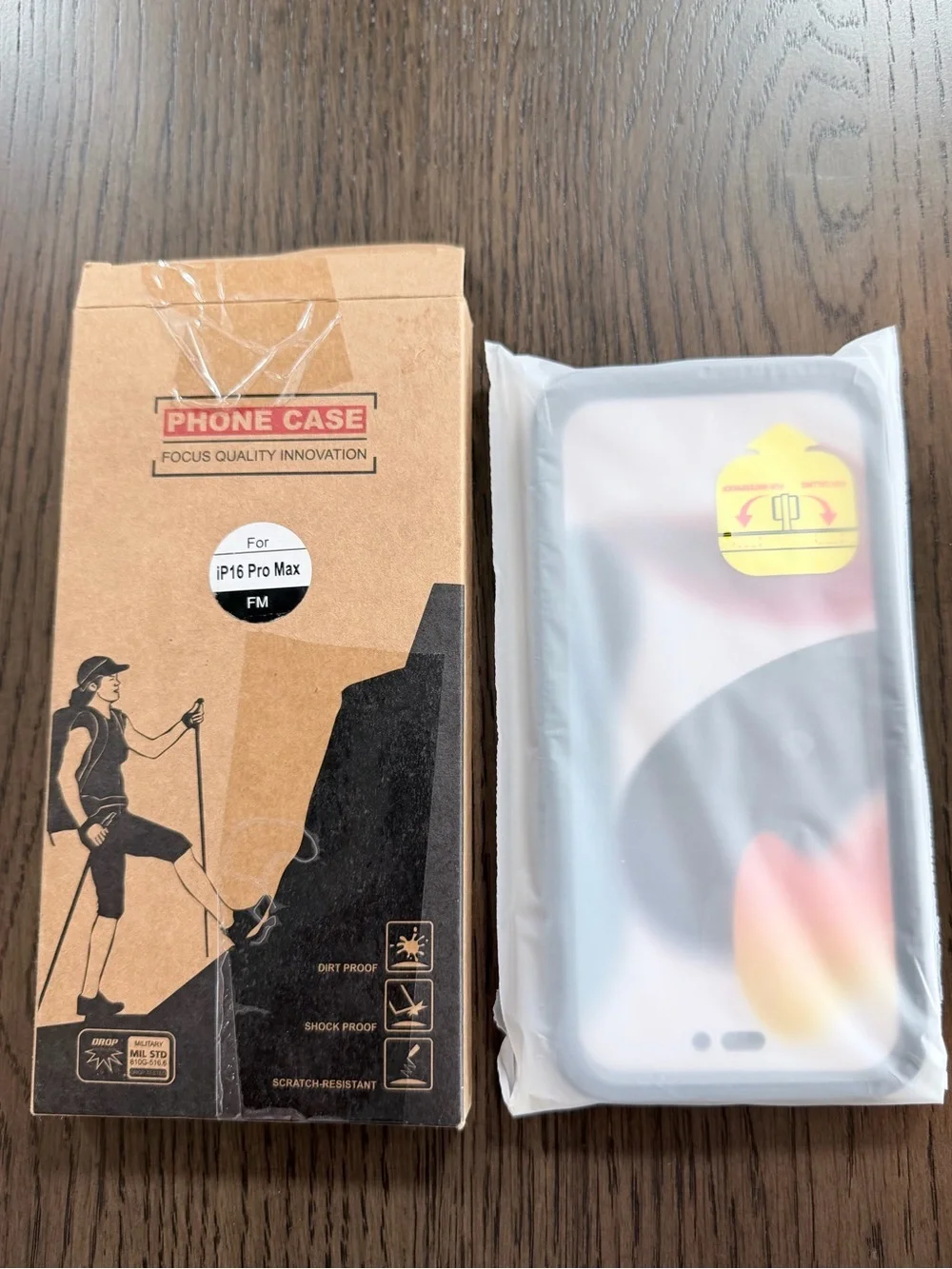 Never Used iPhone 16 Pro Waterproof Black Phone Case